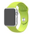 Apple Watch Sport 42mm Silver Aluminum Case Green Sport Band