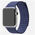 Apple Watch 42mm Stainless Steel Case with Blue Leather Loop - Hàng FPT (Full VAT)
